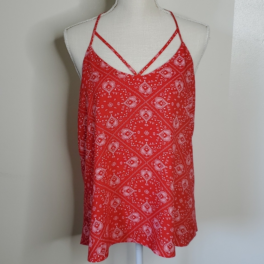 Red Tank Top Size L
